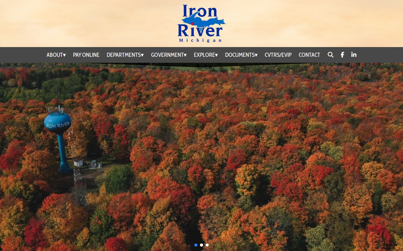 Iron River court docket search official city government page